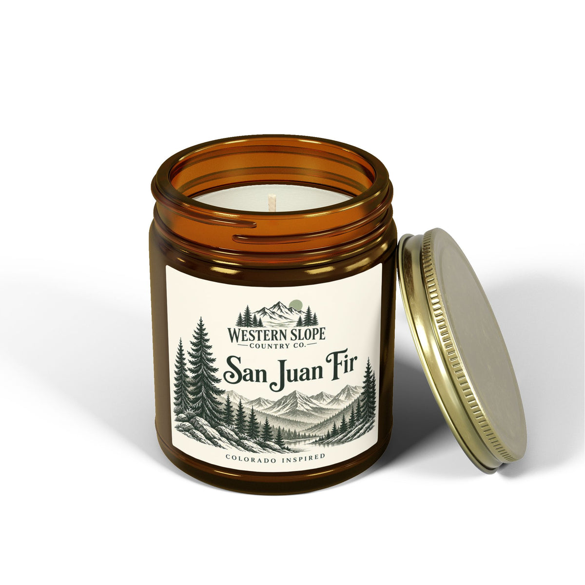 San Juan Fir — Fraser Fir Coconut-Apricot Wax Candle