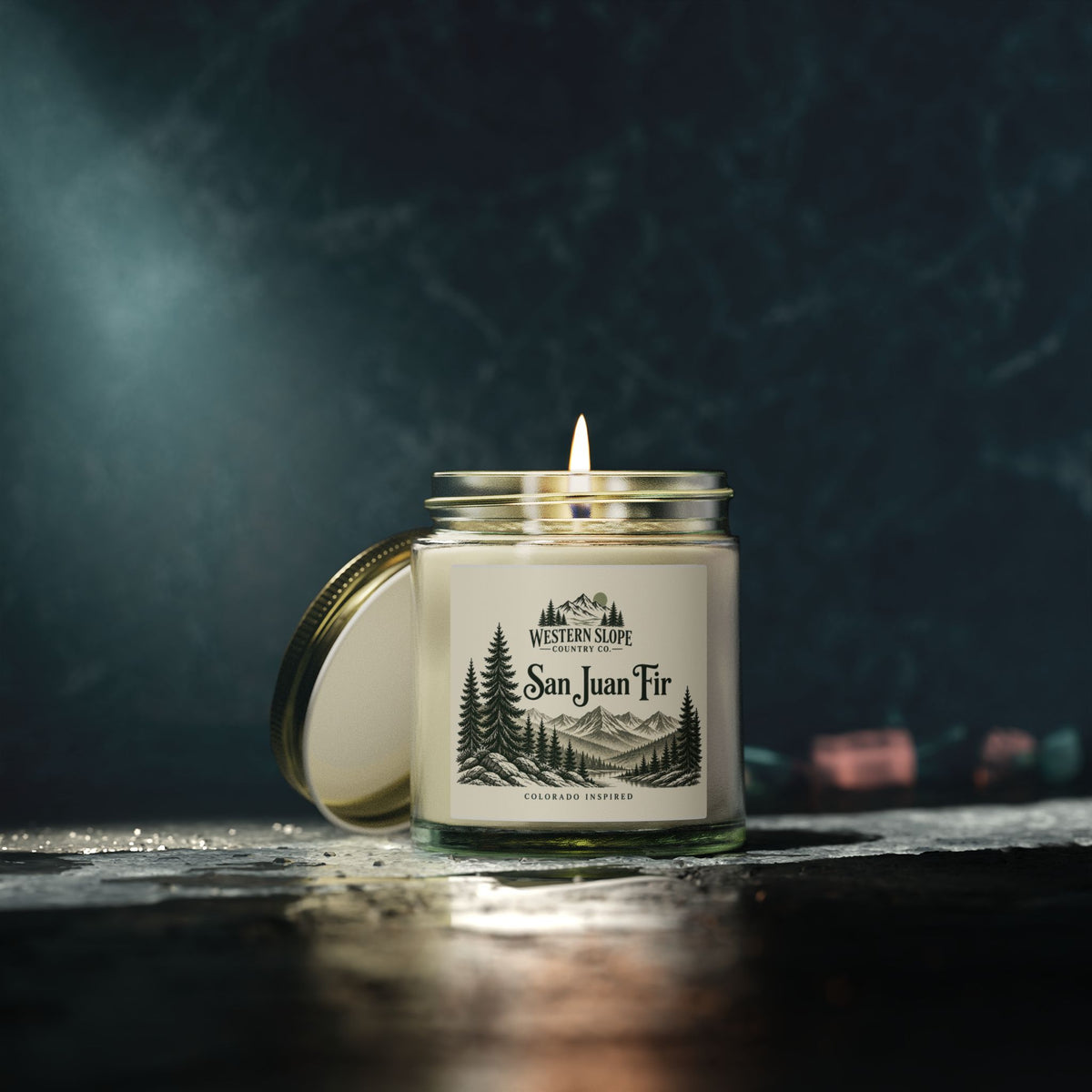 San Juan Fir — Fraser Fir Coconut-Apricot Wax Candle