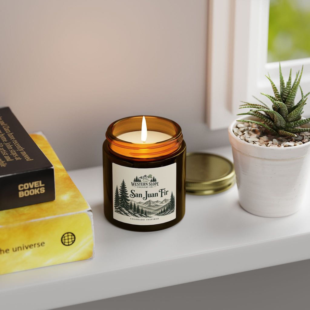 San Juan Fir — Fraser Fir Coconut-Apricot Wax Candle