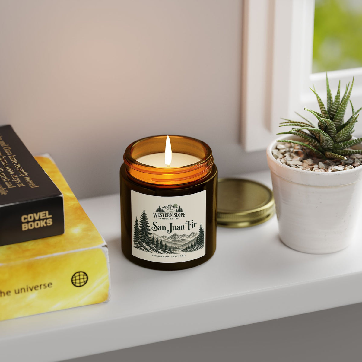 San Juan Fir — Fraser Fir Coconut-Apricot Wax Candle