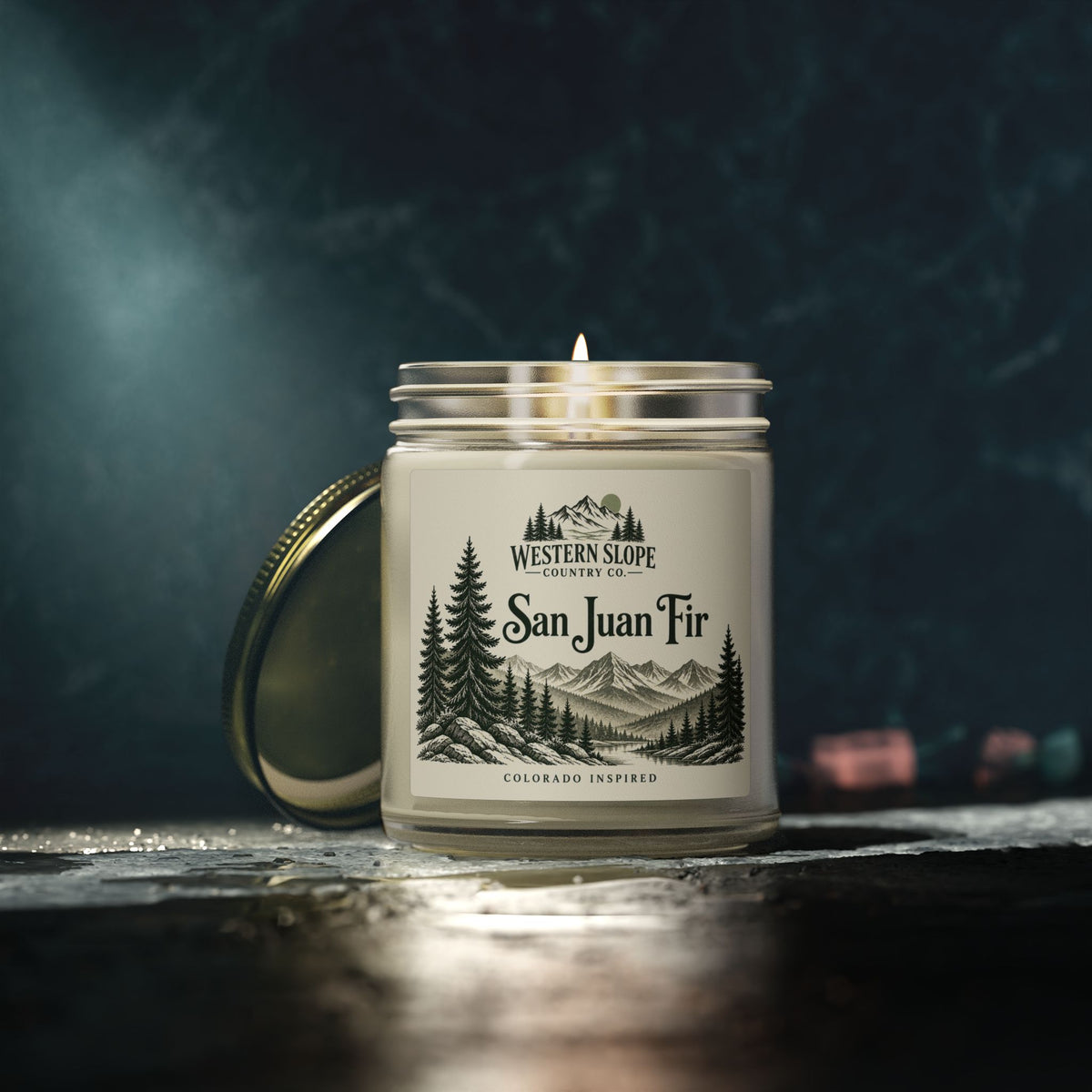 San Juan Fir — Fraser Fir Coconut-Apricot Wax Candle