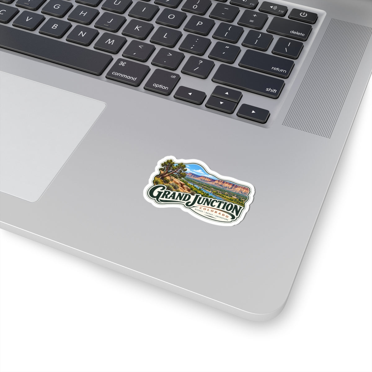 Grand Junction Colorado Scenic Sticker — Rivers, Mesas & Adventure Kiss-Cut Sticker