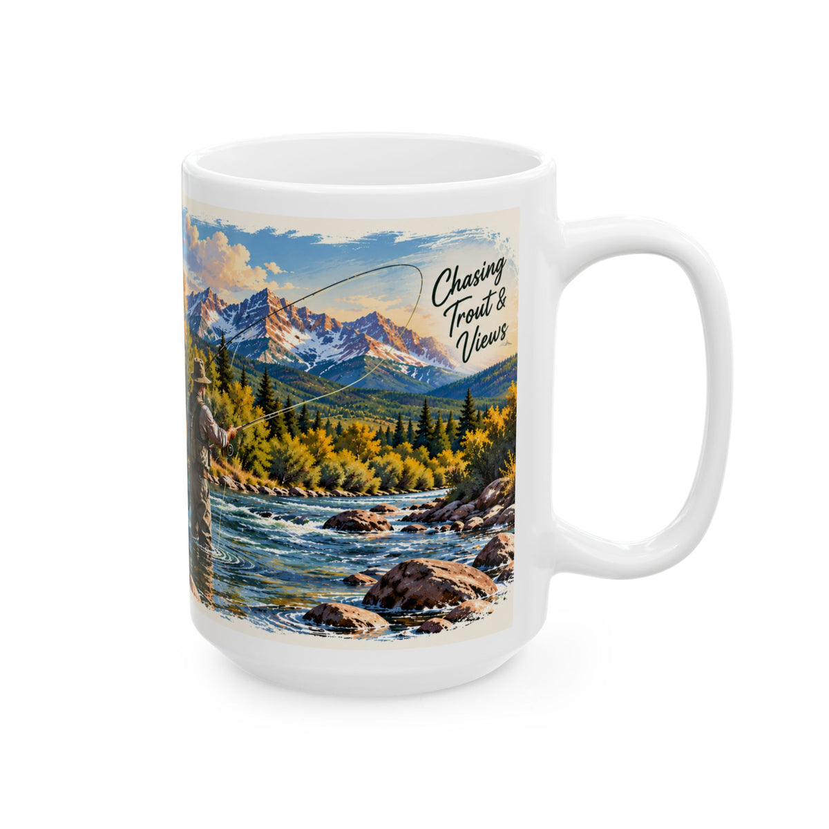 Gone Fishing — Western Colorado Coffee Mug (11oz/15oz)