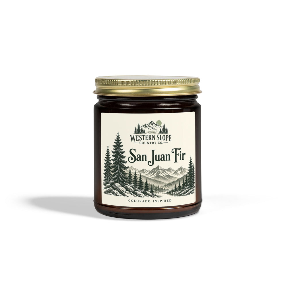 San Juan Fir — Fraser Fir Coconut-Apricot Wax Candle
