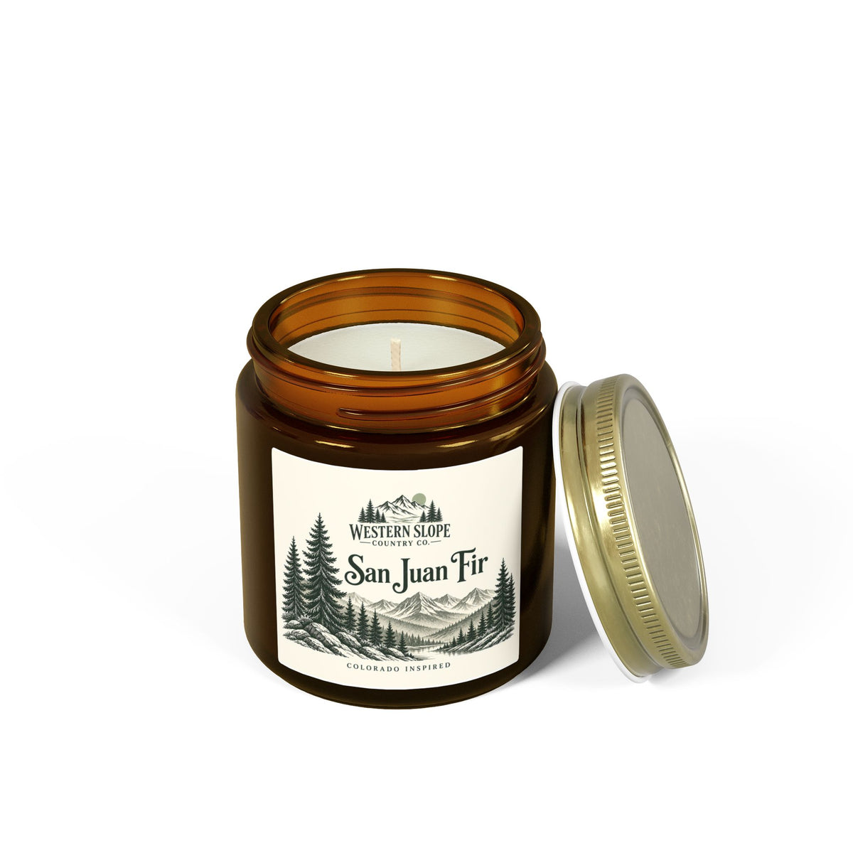 San Juan Fir — Fraser Fir Coconut-Apricot Wax Candle