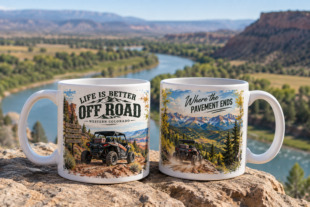 Life Is Better Off Road — Western Colorado Mug (11oz/15oz)