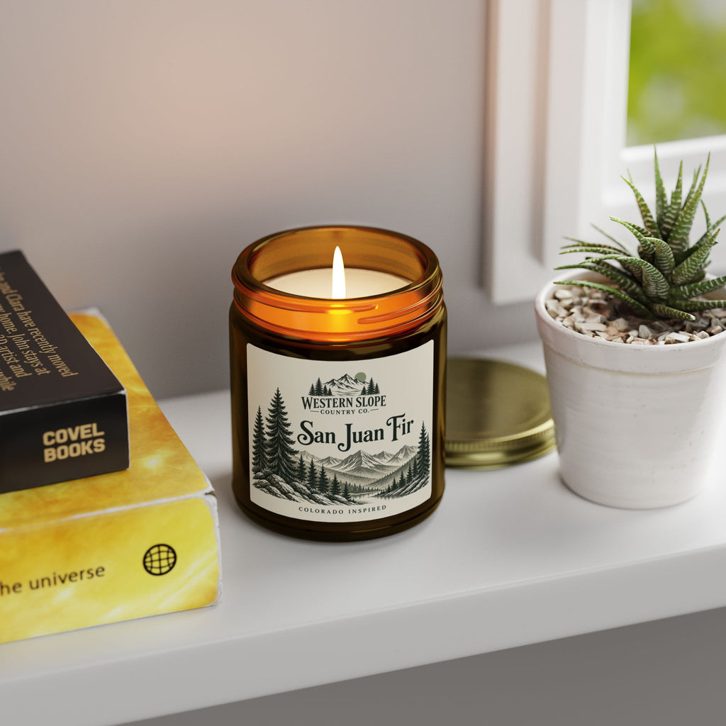 San Juan Fir — Fraser Fir Coconut-Apricot Wax Candle