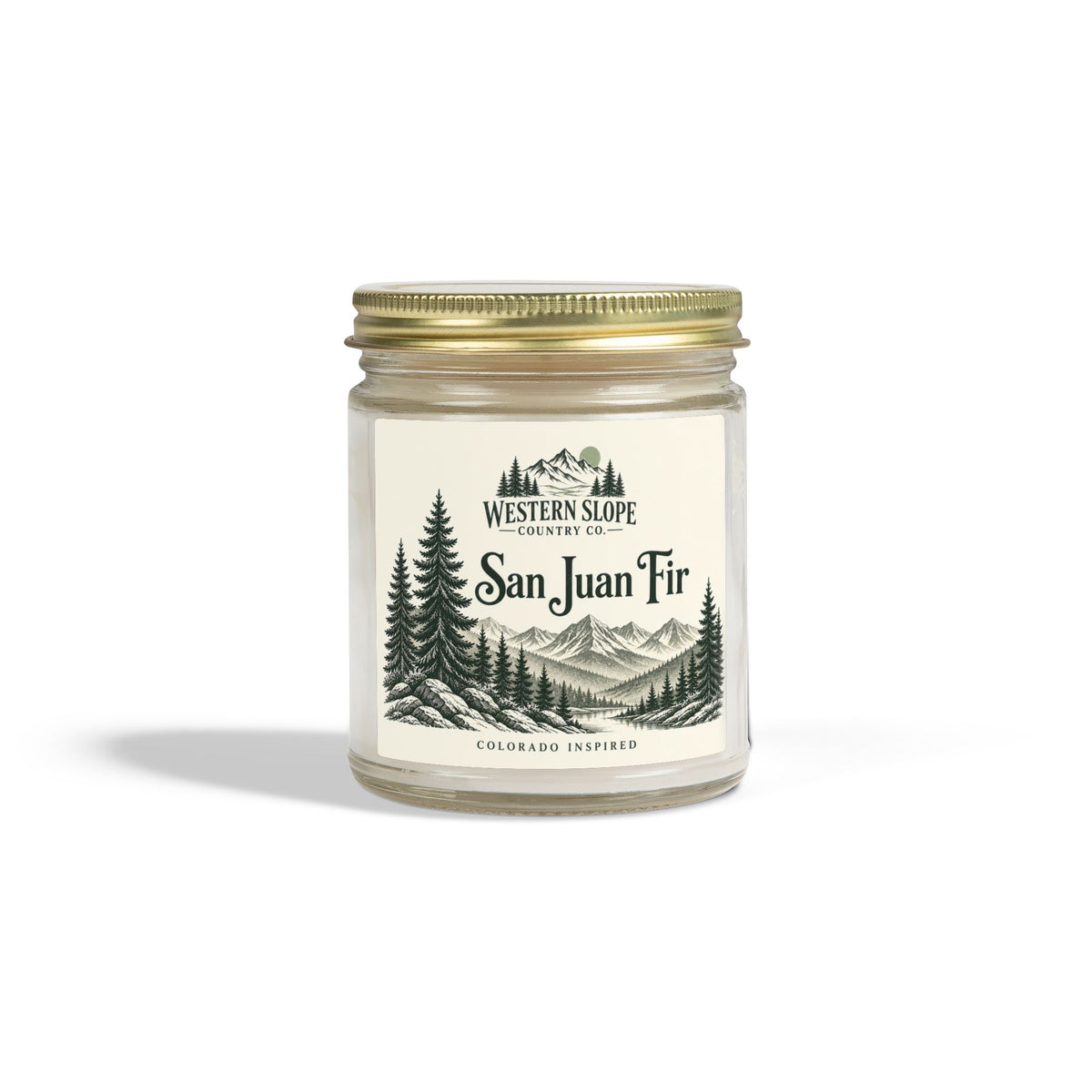 San Juan Fir — Fraser Fir Coconut-Apricot Wax Candle