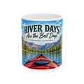 River Days Are the Best Days — Western Colorado Kayaking Mug (11oz, 15oz)