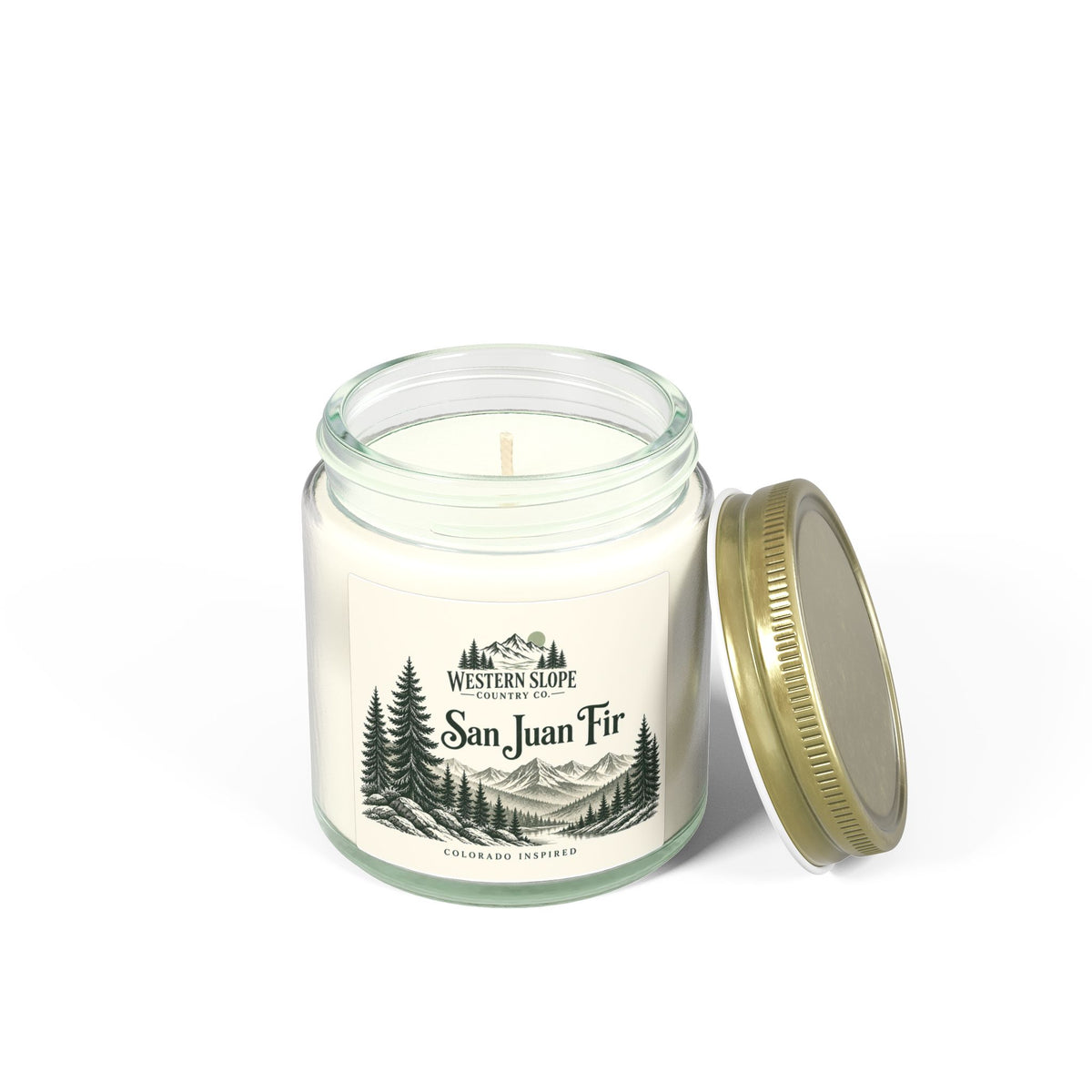San Juan Fir — Fraser Fir Coconut-Apricot Wax Candle
