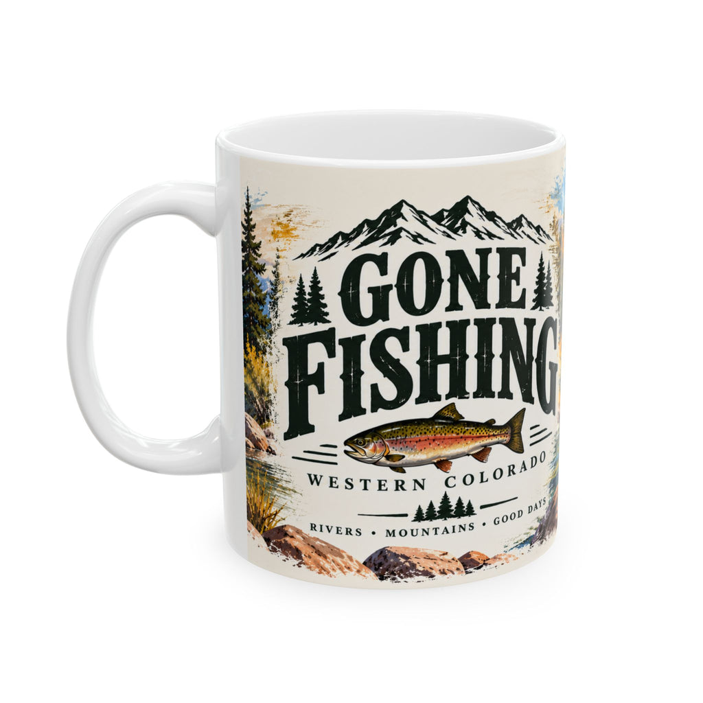 Gone Fishing — Western Colorado Coffee Mug (11oz/15oz)