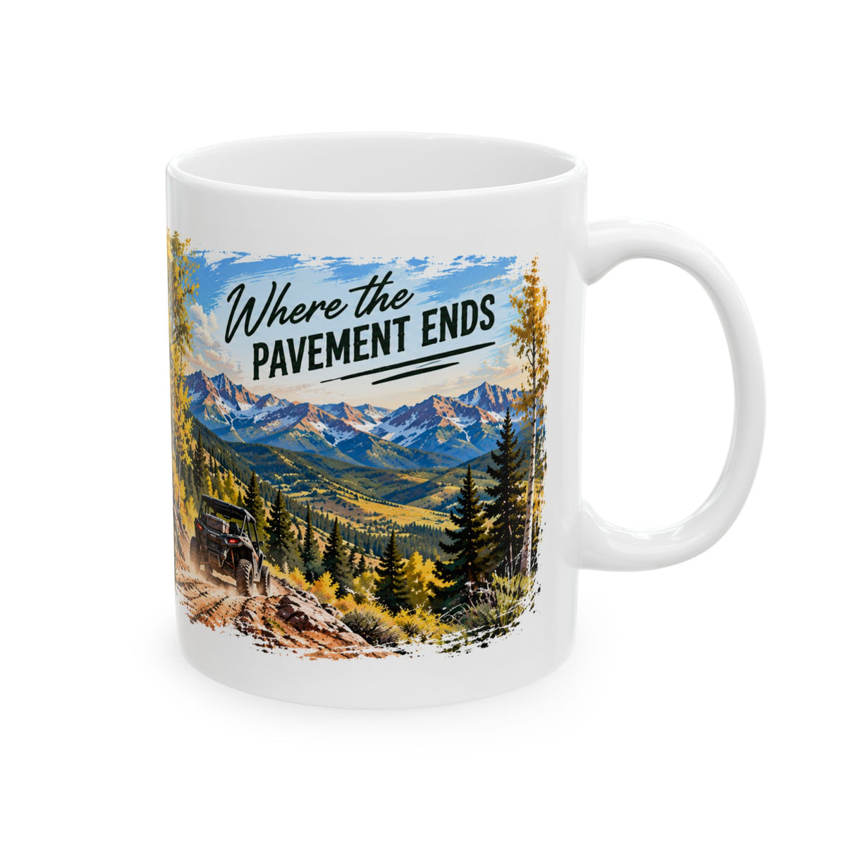Life Is Better Off Road — Western Colorado Mug (11oz/15oz)