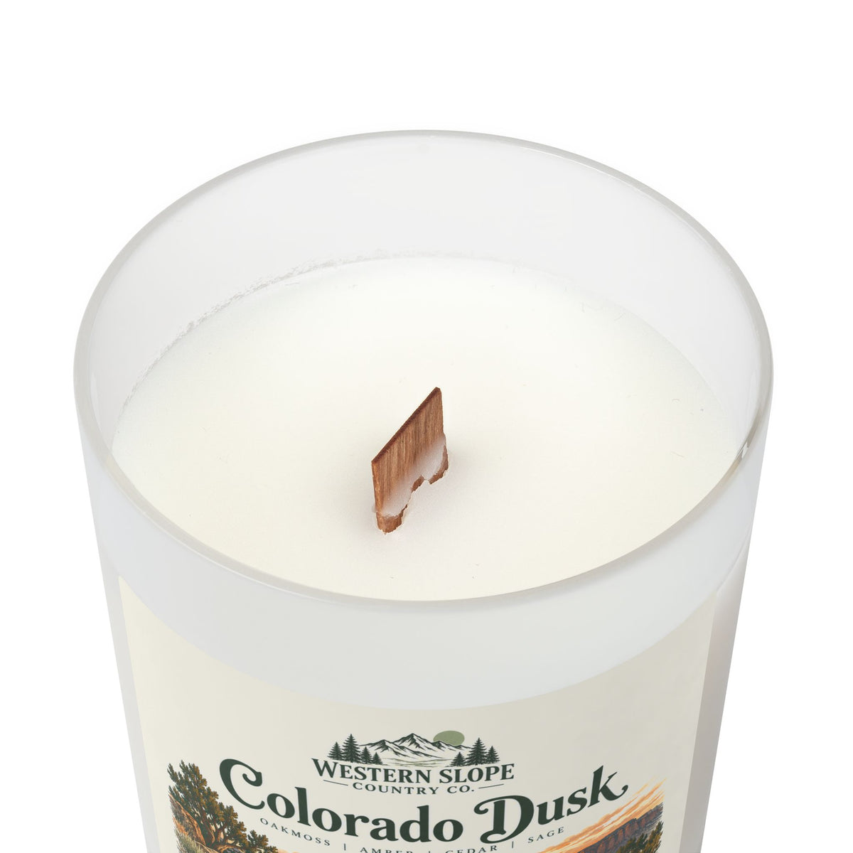 Colorado Dusk — Oakmoss & Amber Coconut-Soy Candle