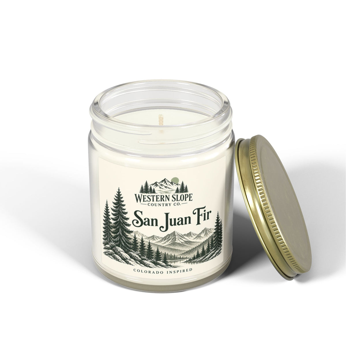 San Juan Fir — Fraser Fir Coconut-Apricot Wax Candle