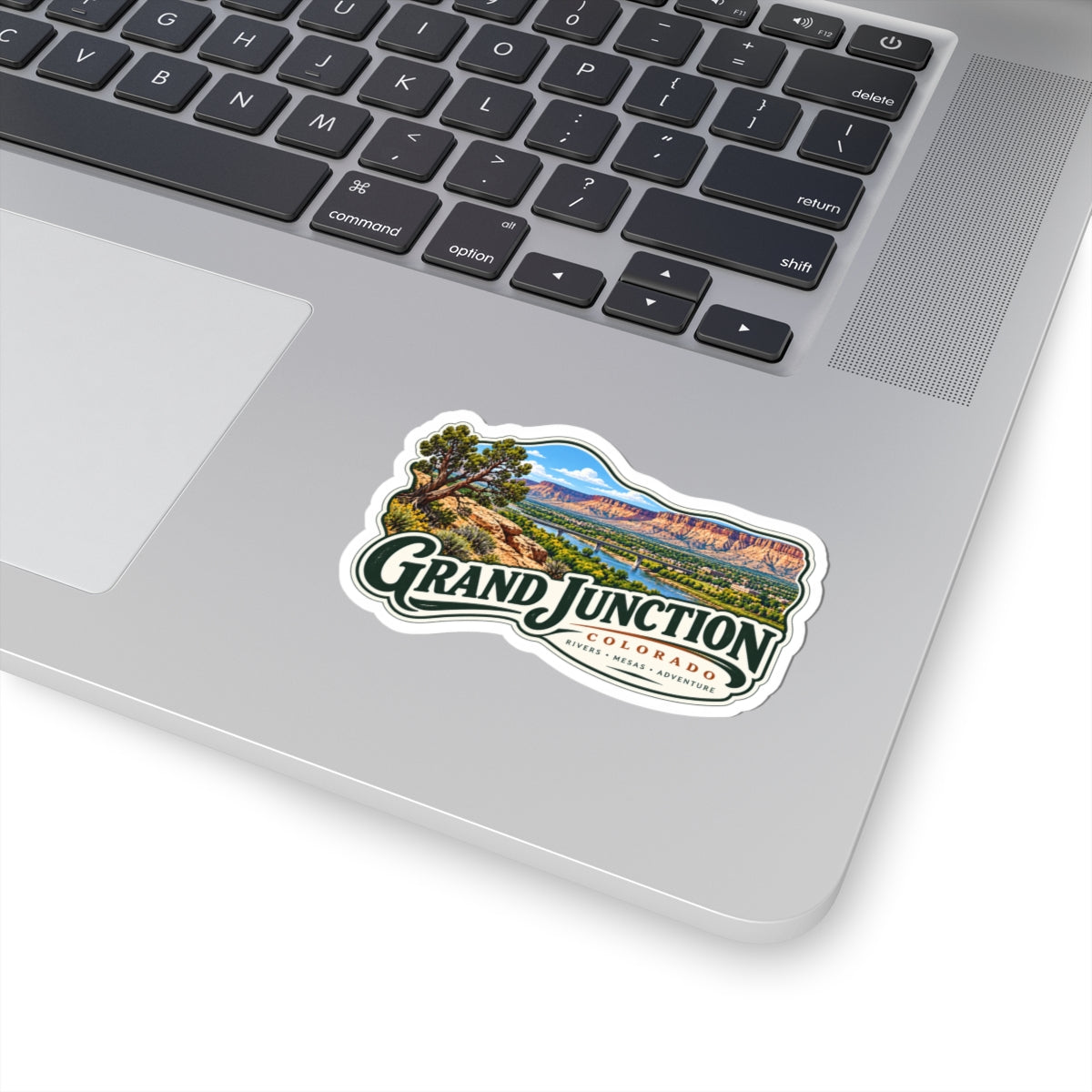 Grand Junction Colorado Scenic Sticker — Rivers, Mesas & Adventure Kiss-Cut Sticker